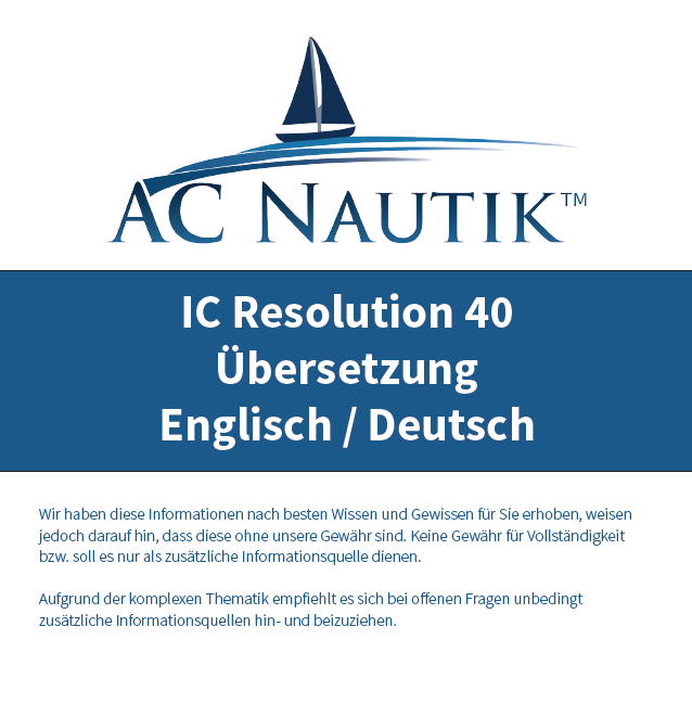 IC Resolution 40