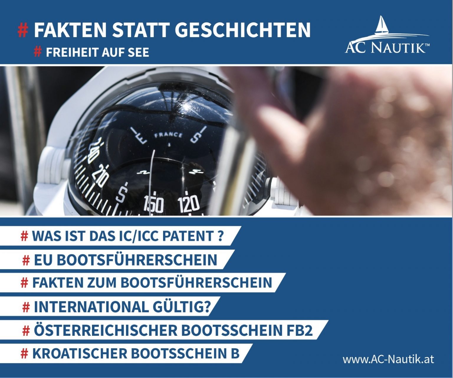 FB2 Segelschein – AC Nautik – Bootsführerschein